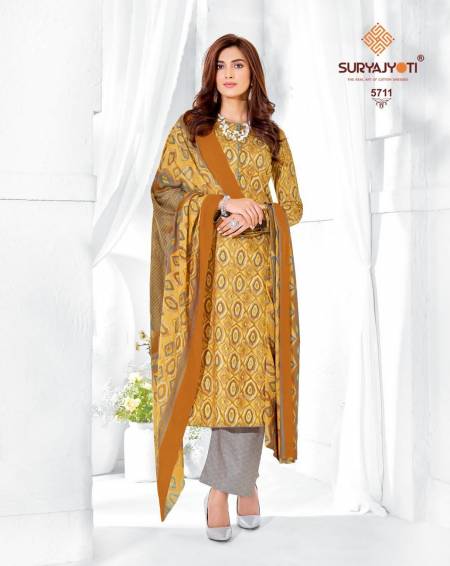 Suryajyoti Trendy Cotton 57 Printed Cotton Dress Material
